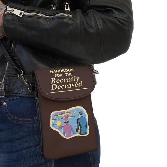 Handbook for the Recently Deceased Beetlejuice Cell Phone Wallet Bag