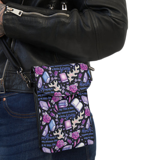 Neurospicy Books Smut Cell Phone Wallet Bag