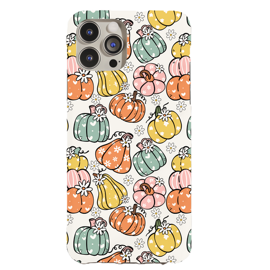 Retro Floral Pumpkin Phone Case