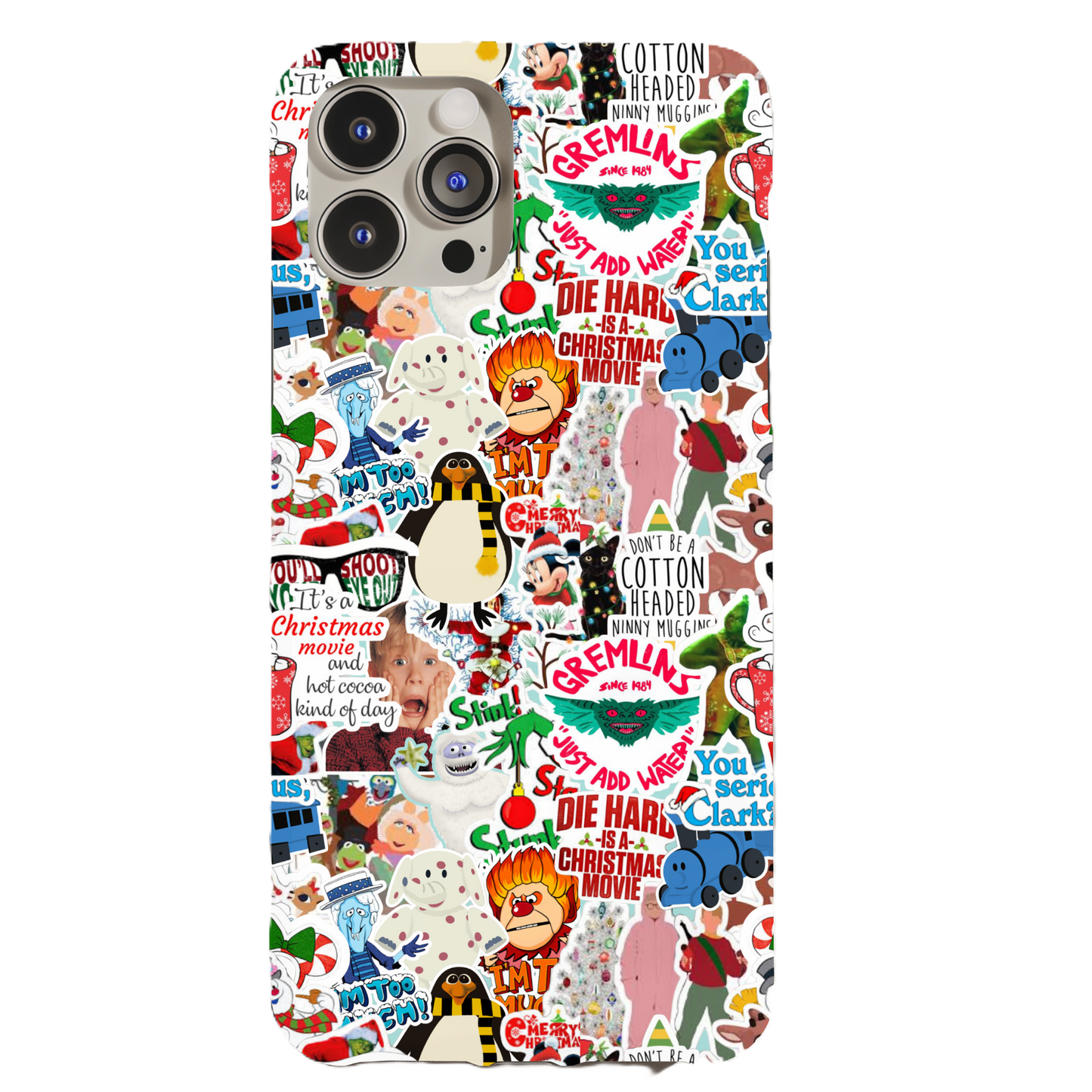 Christmas Movie Stickers Phone Case