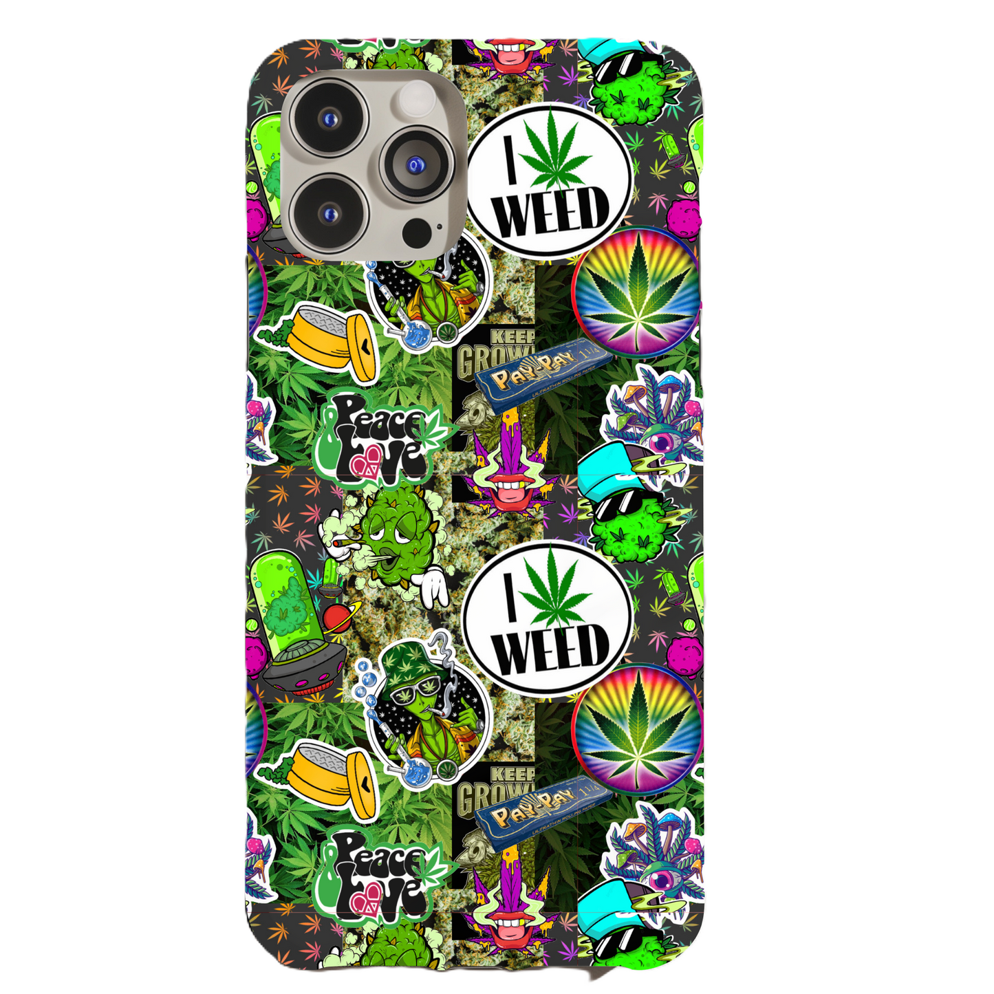 I Love Weed Phone Case