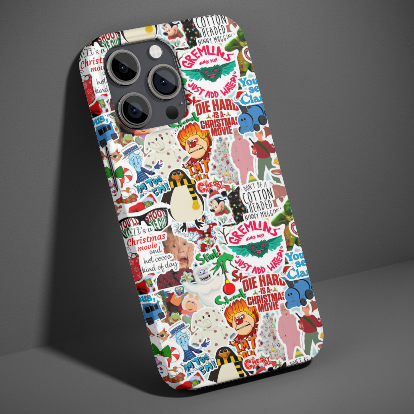 Christmas Movie Stickers Phone Case