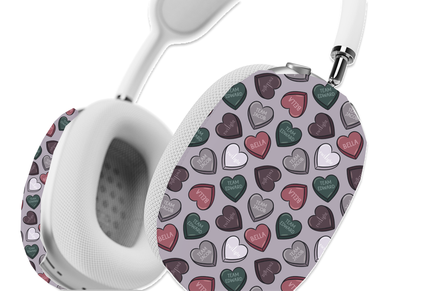 Twilight Team Hearts AirPods Max Case