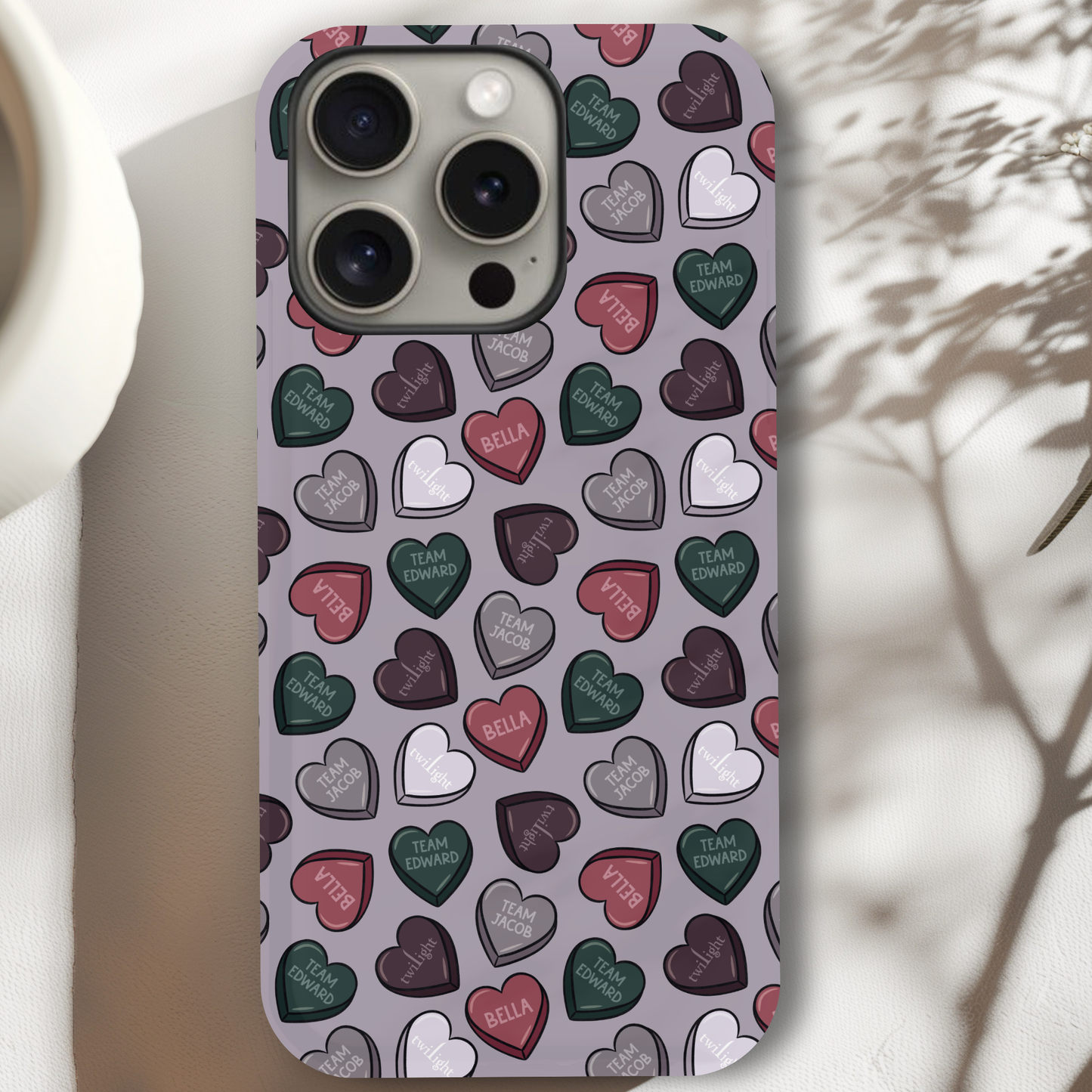 Twilight Team Hearts Phone Case