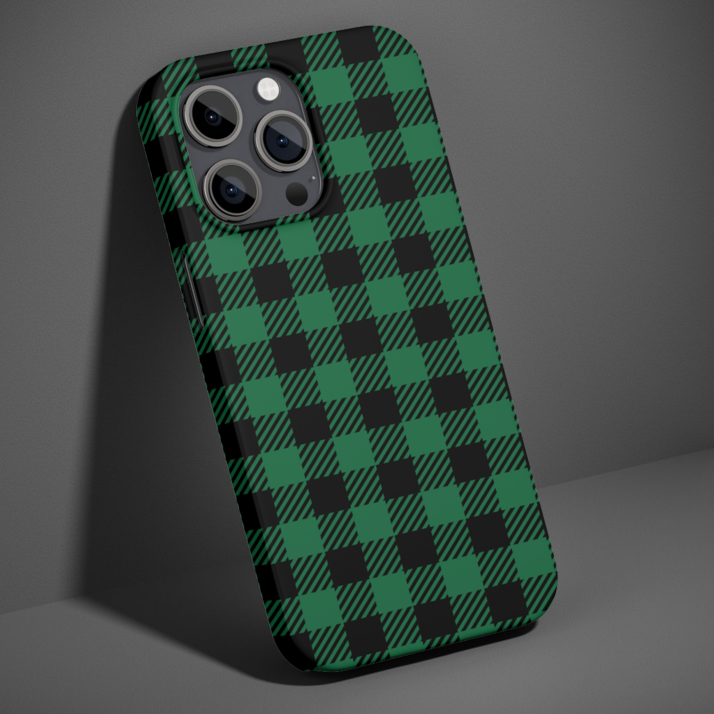 Green Buffalo Plaid Phone Case