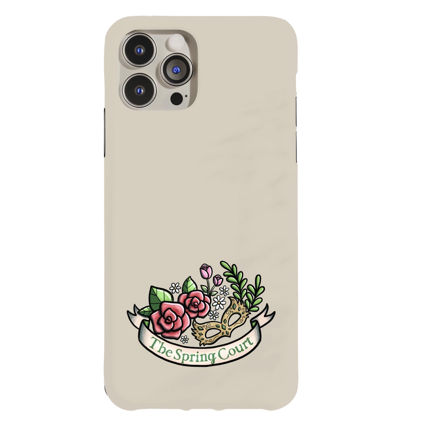 a white phone case with a picture of a bouquet of flowers