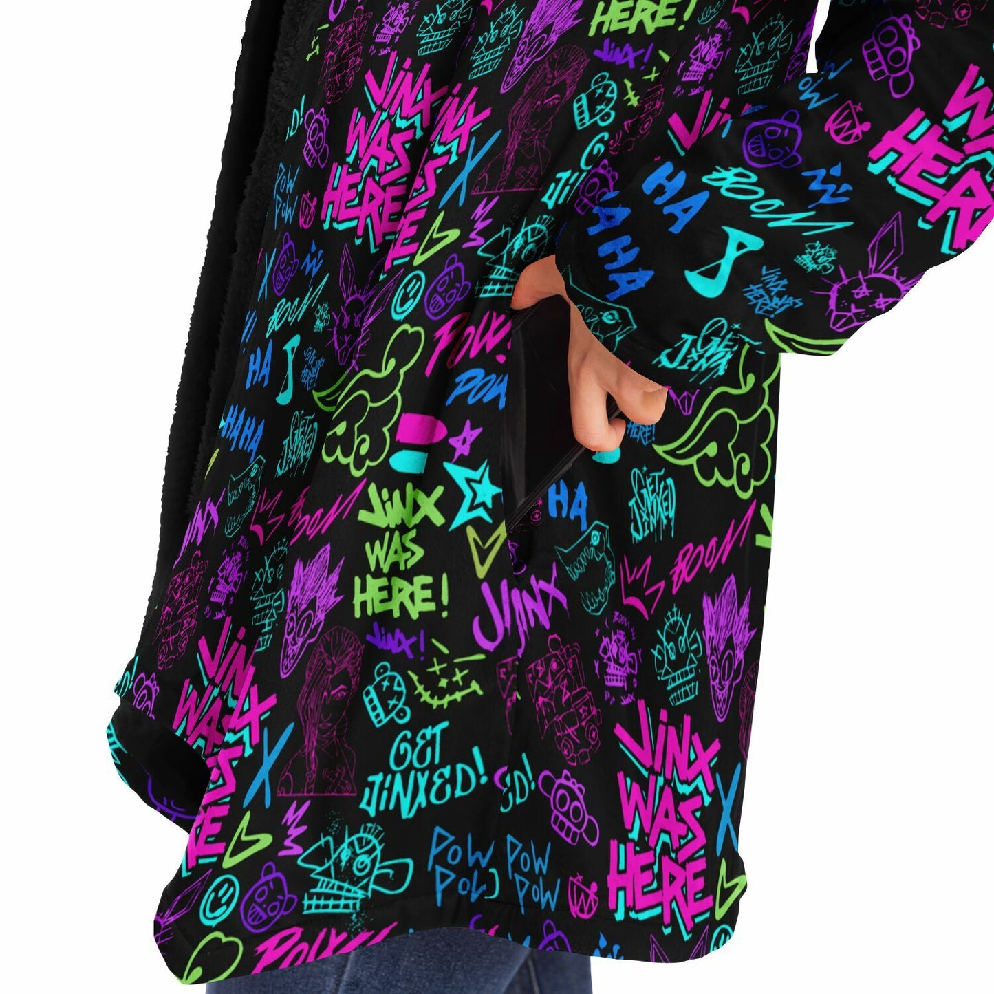 Arcane Jinx Fleece Lined Hooded Cloak