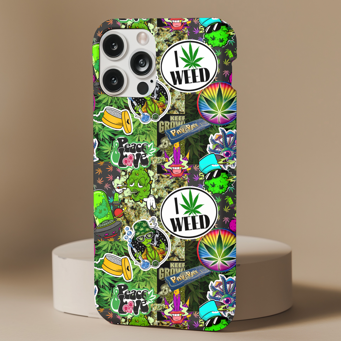 I Love Weed Phone Case