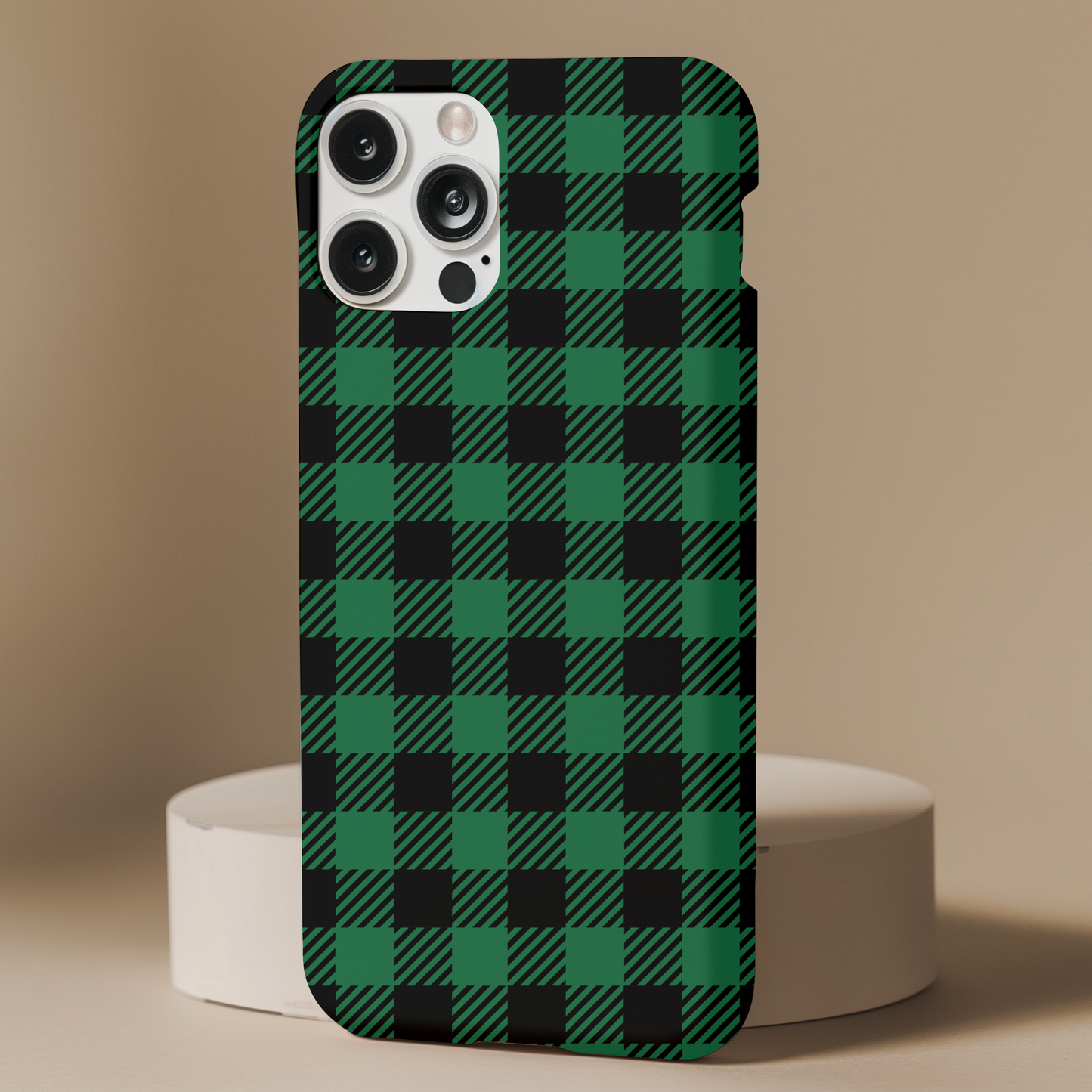 Green Buffalo Plaid Phone Case