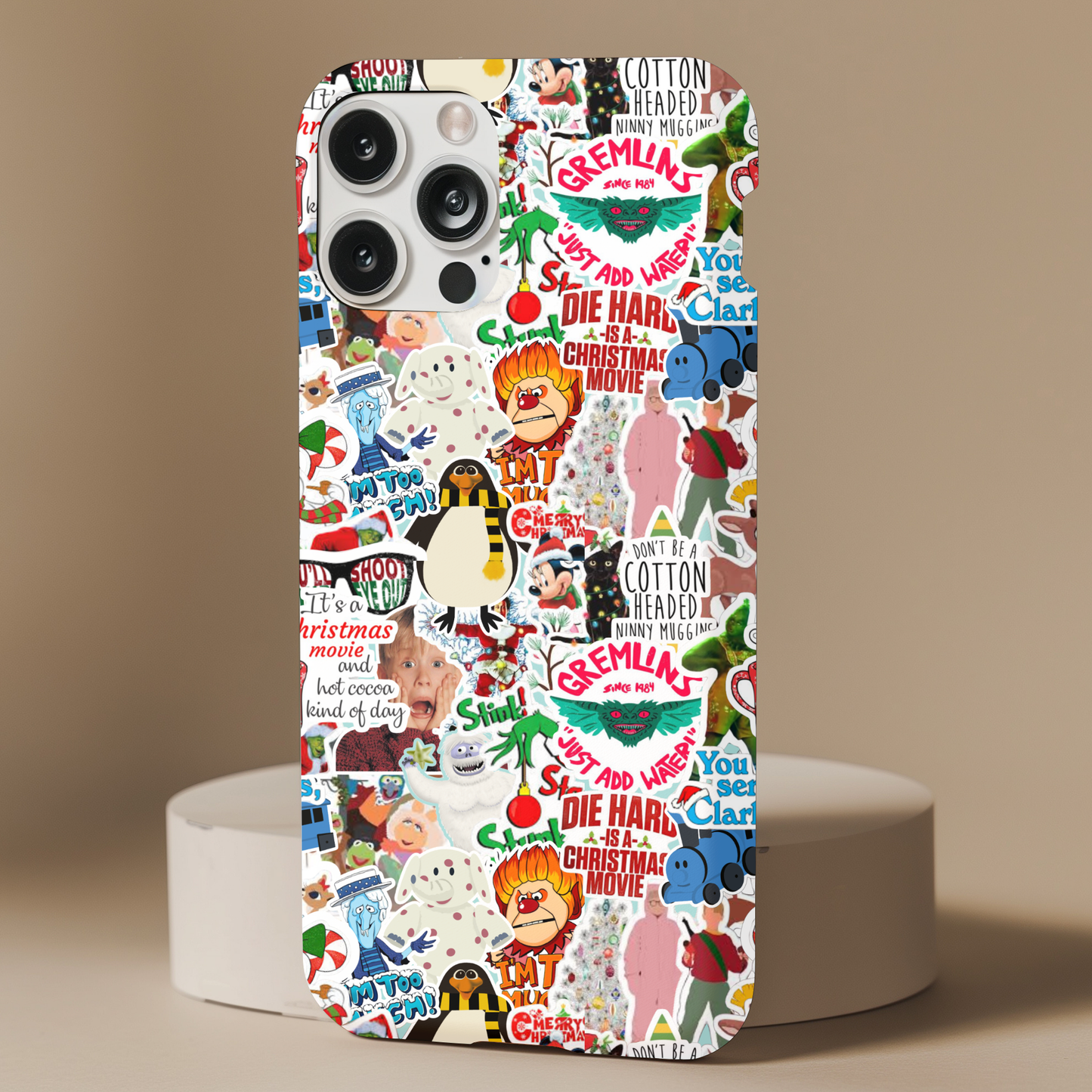 Christmas Movie Stickers Phone Case