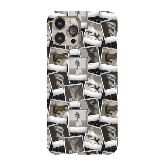 a cell phone case with a photo collage on it