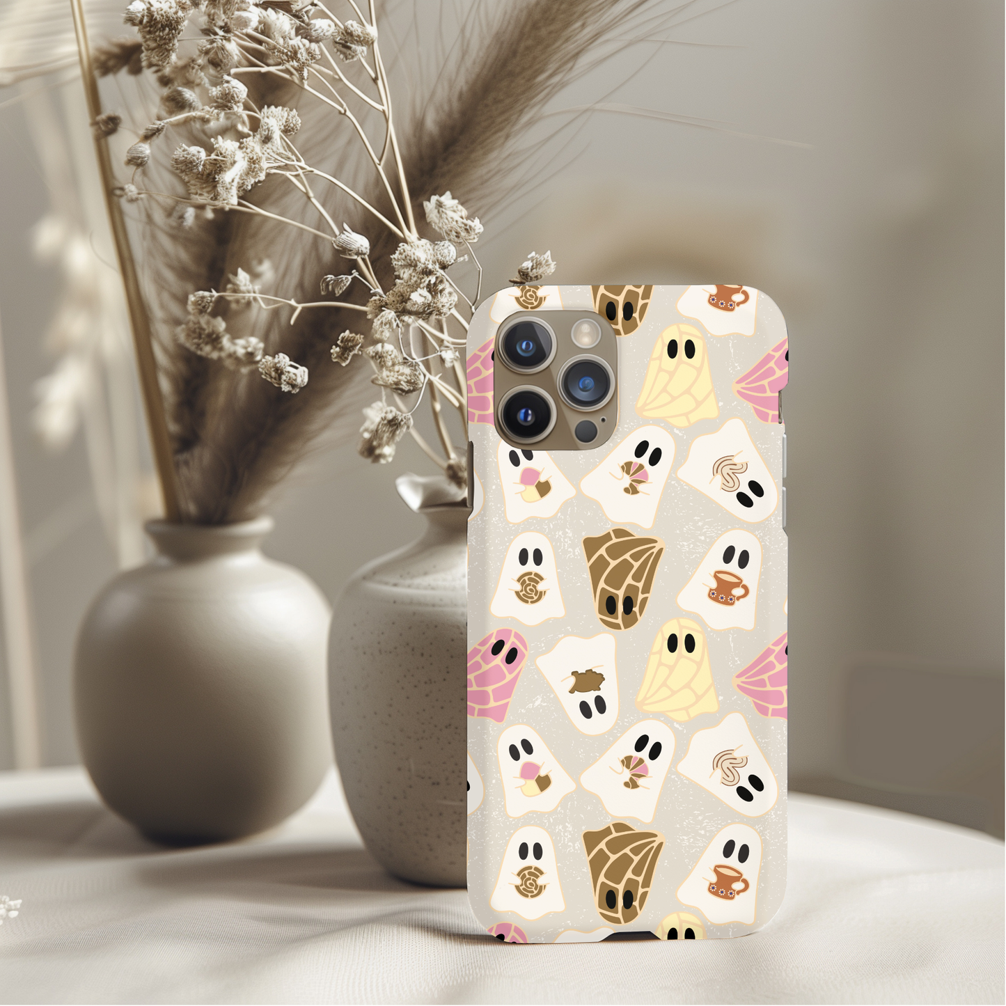 Patterned Ghosties Phone Case