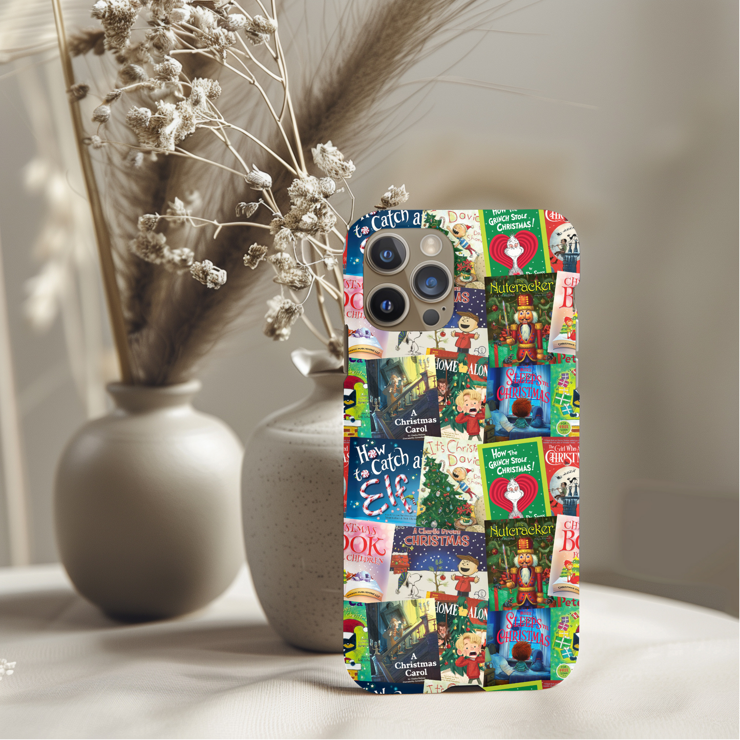 Christmas Books Phone Case