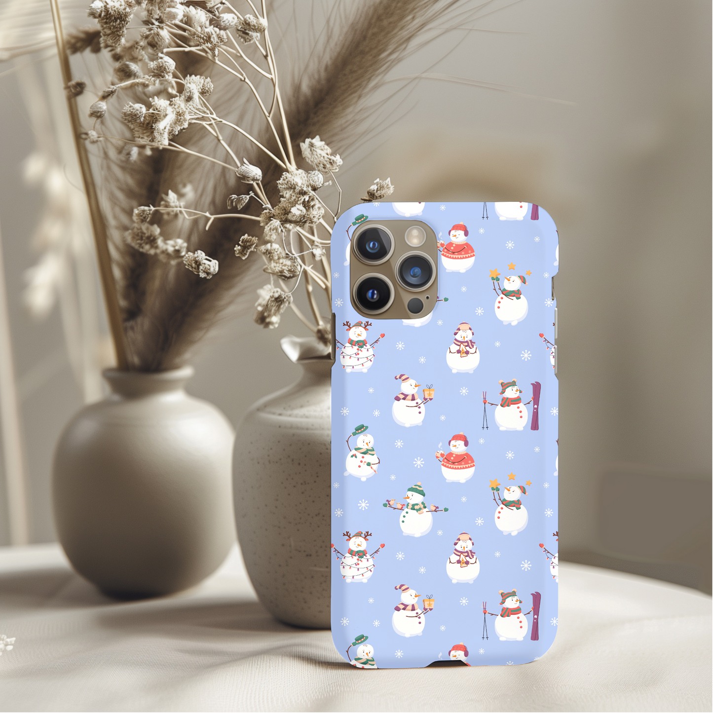 Winter Snowmen Phone Case