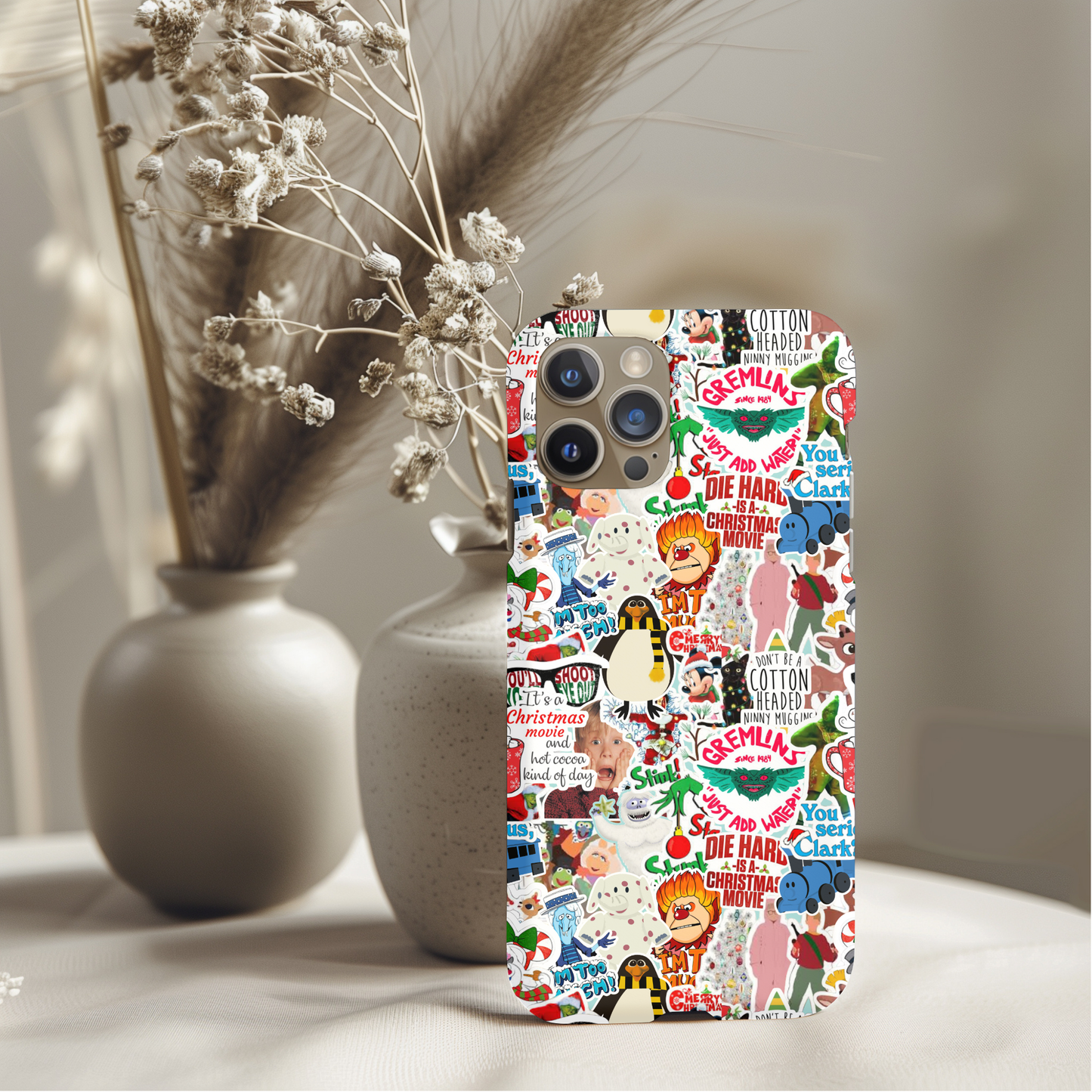 Christmas Movie Stickers Phone Case