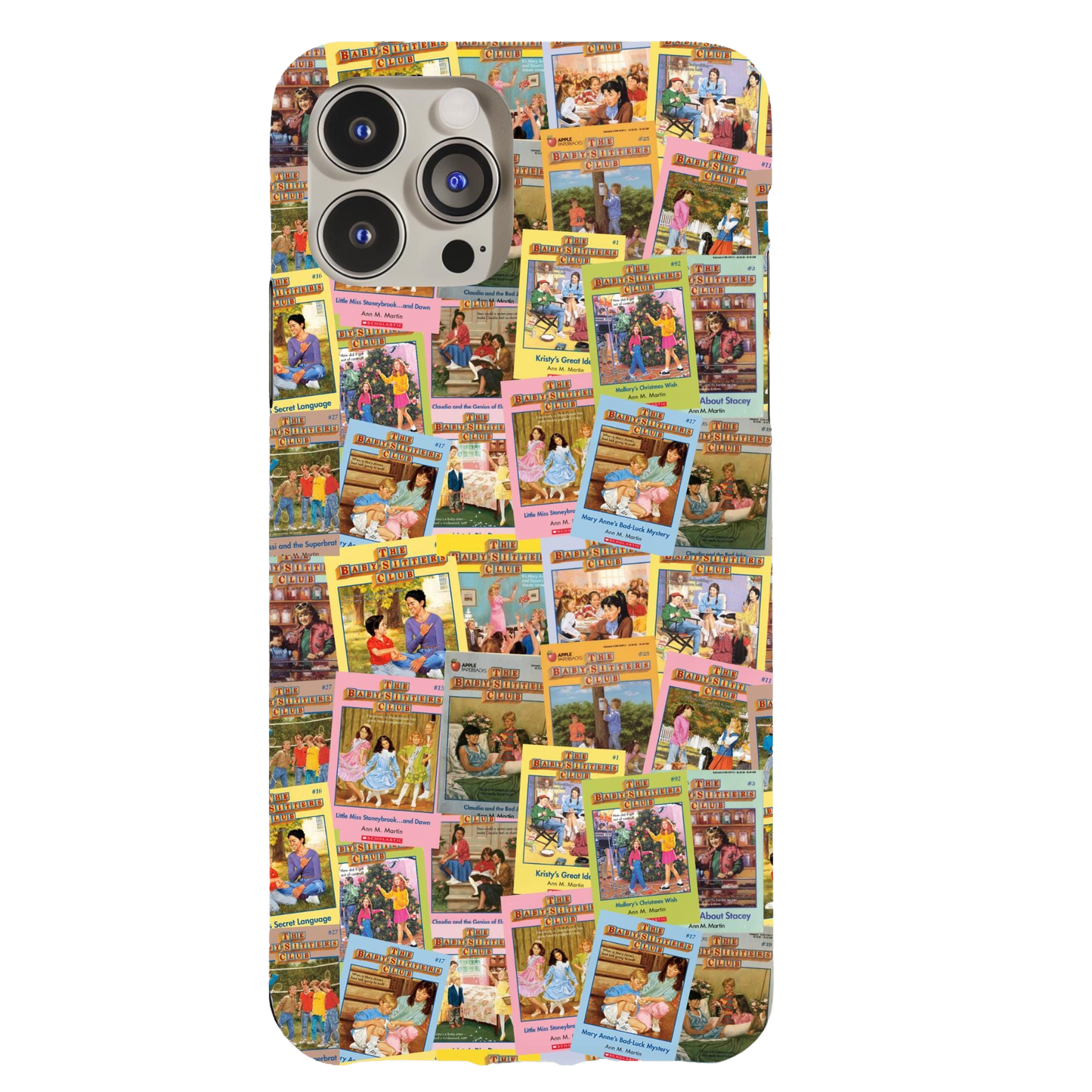 a phone case with many pictures of people