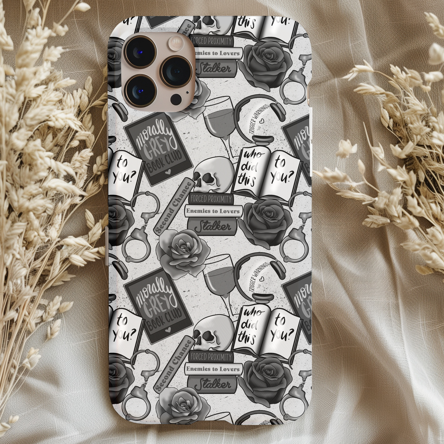 Morally Grey Book Club Phone Case