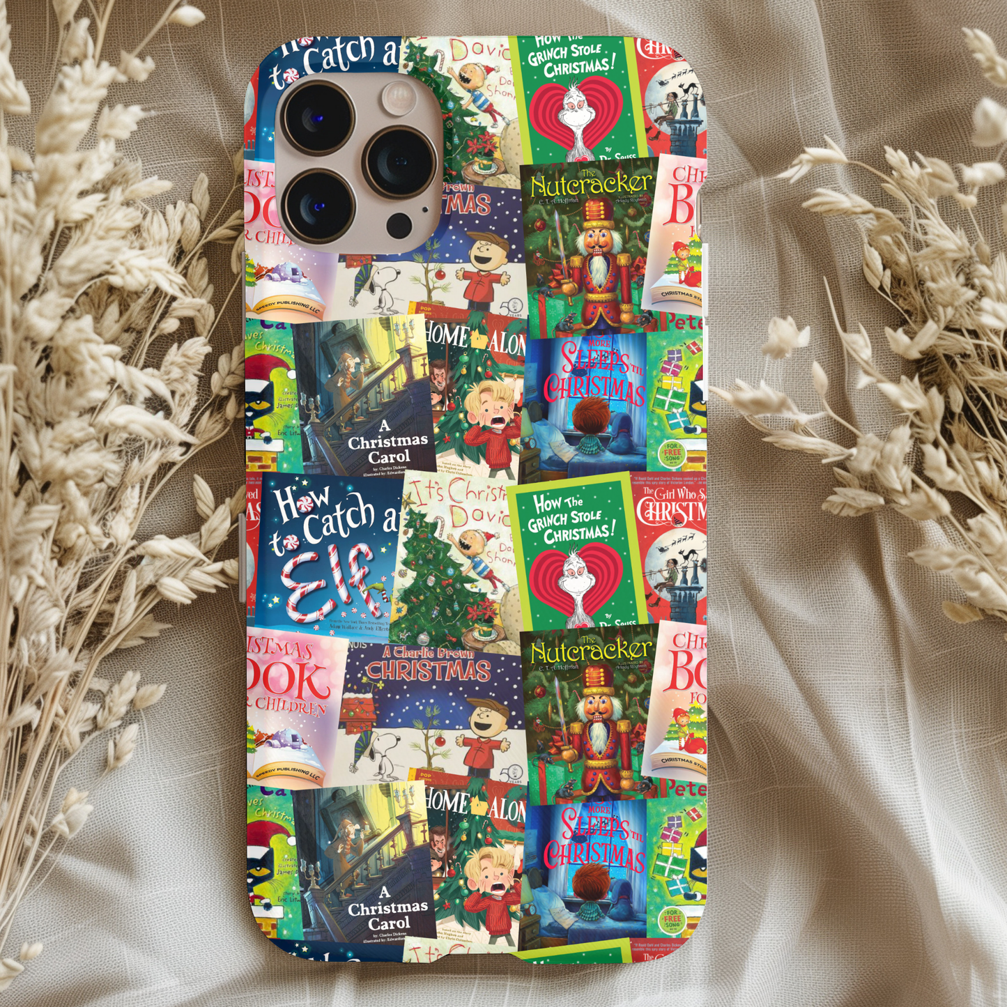 Christmas Books Phone Case