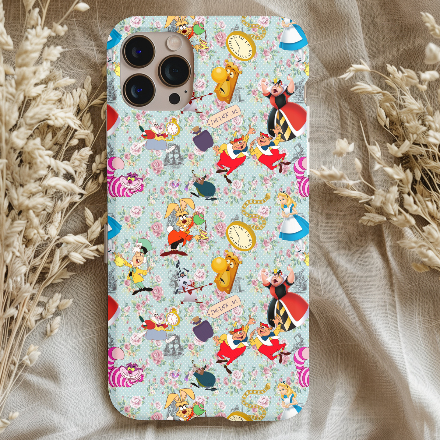 Alice Wonderland Blue Phone Case