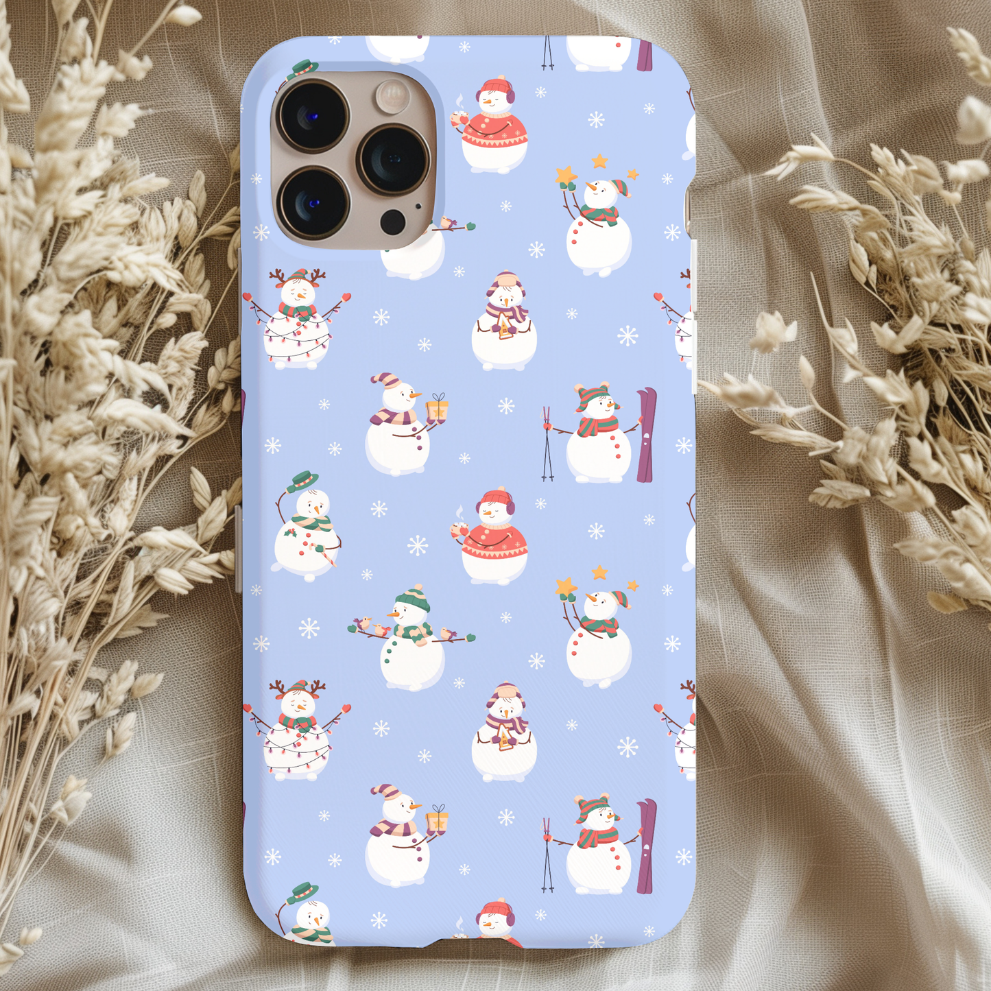 Winter Snowmen Phone Case