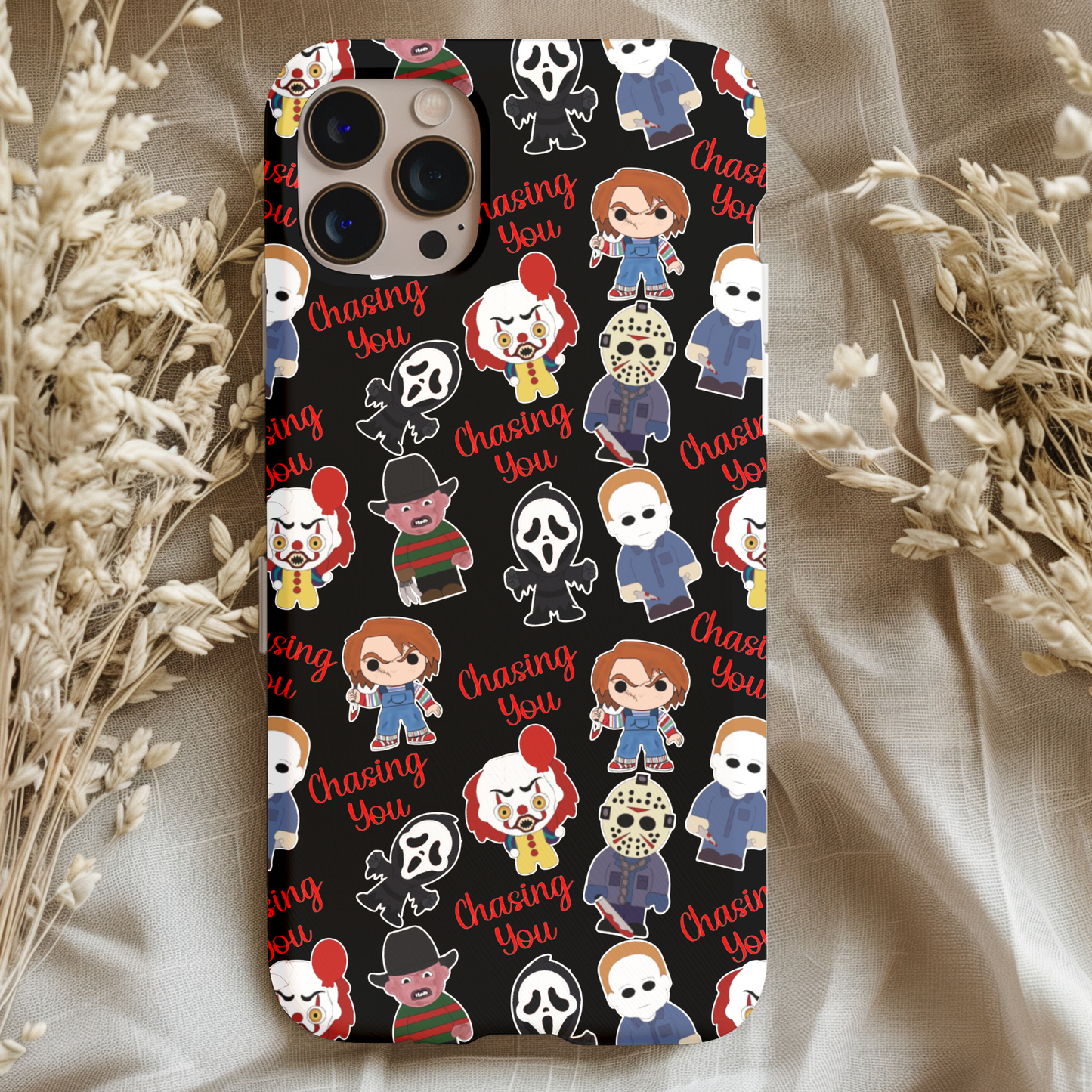 Horror Chasing You Phone Case