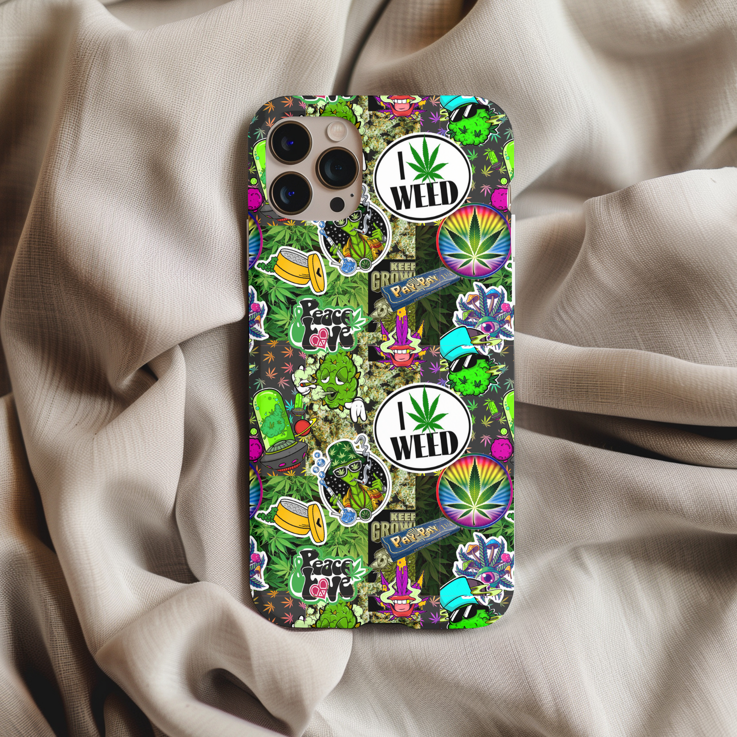 I Love Weed Phone Case