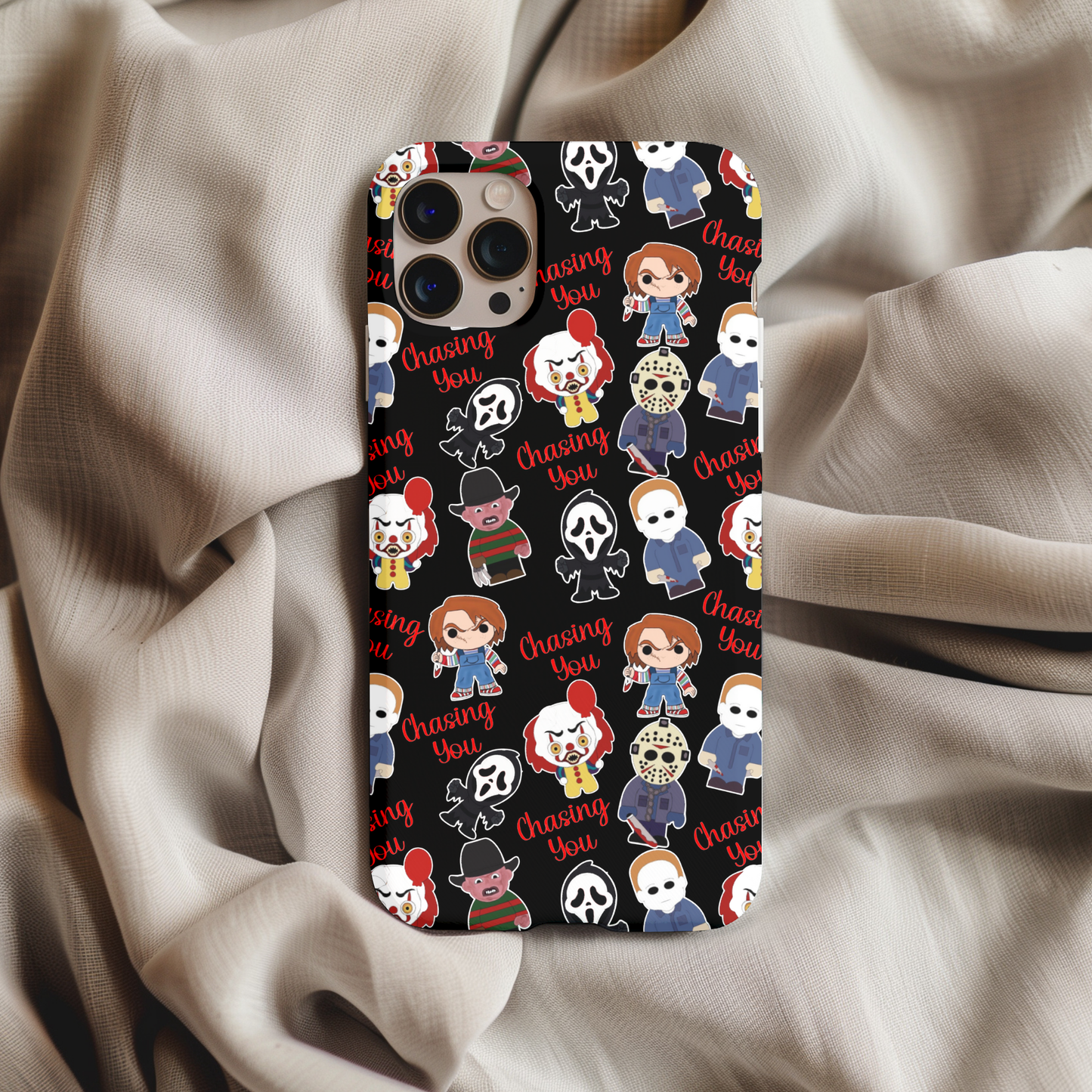 Horror Chasing You Phone Case