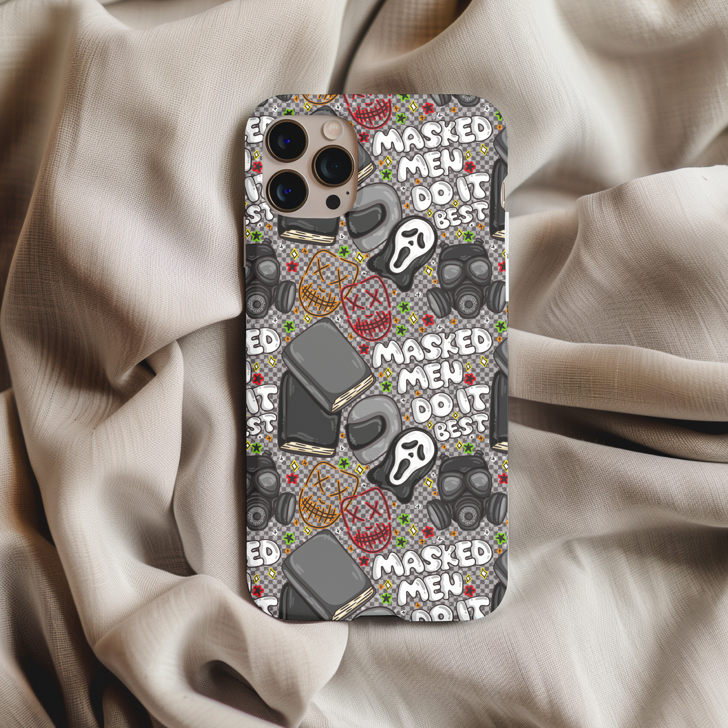 Masked Men Do It Best Spicy Bookish Phone Case