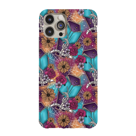 a phone case with a colorful pattern on it