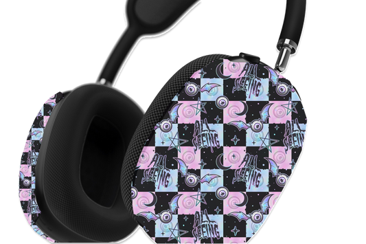 All Seeing Evil Eye Checkers AirPods Max Case