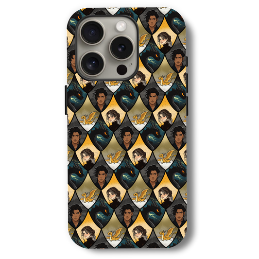 Fourth Wing Photo Dragon Scales Phone Case