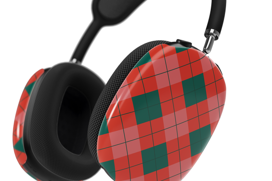 Christmas Plaid AirPods Max case