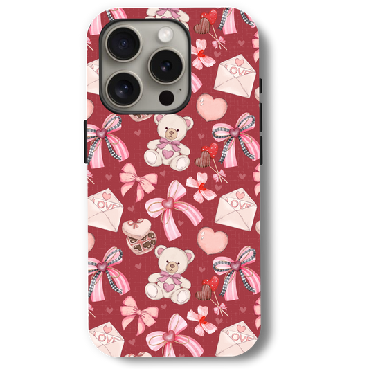 Coquette Chocolate Bears Phone Case