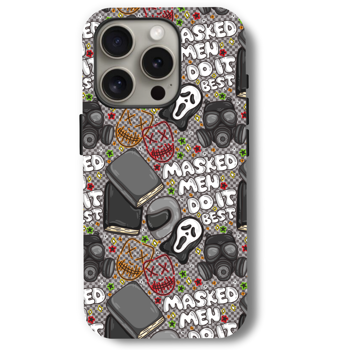 Masked Men Do It Best Spicy Bookish Phone Case