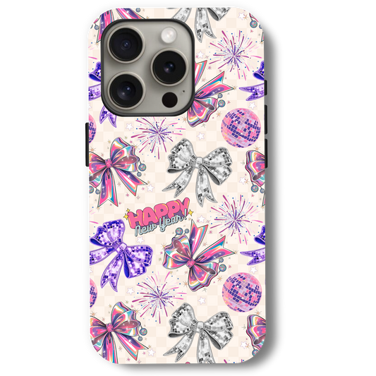 Coquette New Years Bows Phone Case