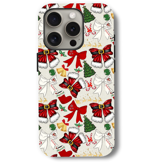 Coquette Santa Claus Bows Phone Case