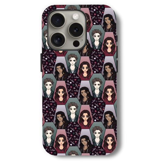 Twilight Coffin Edward Bella Portraits Phone Case