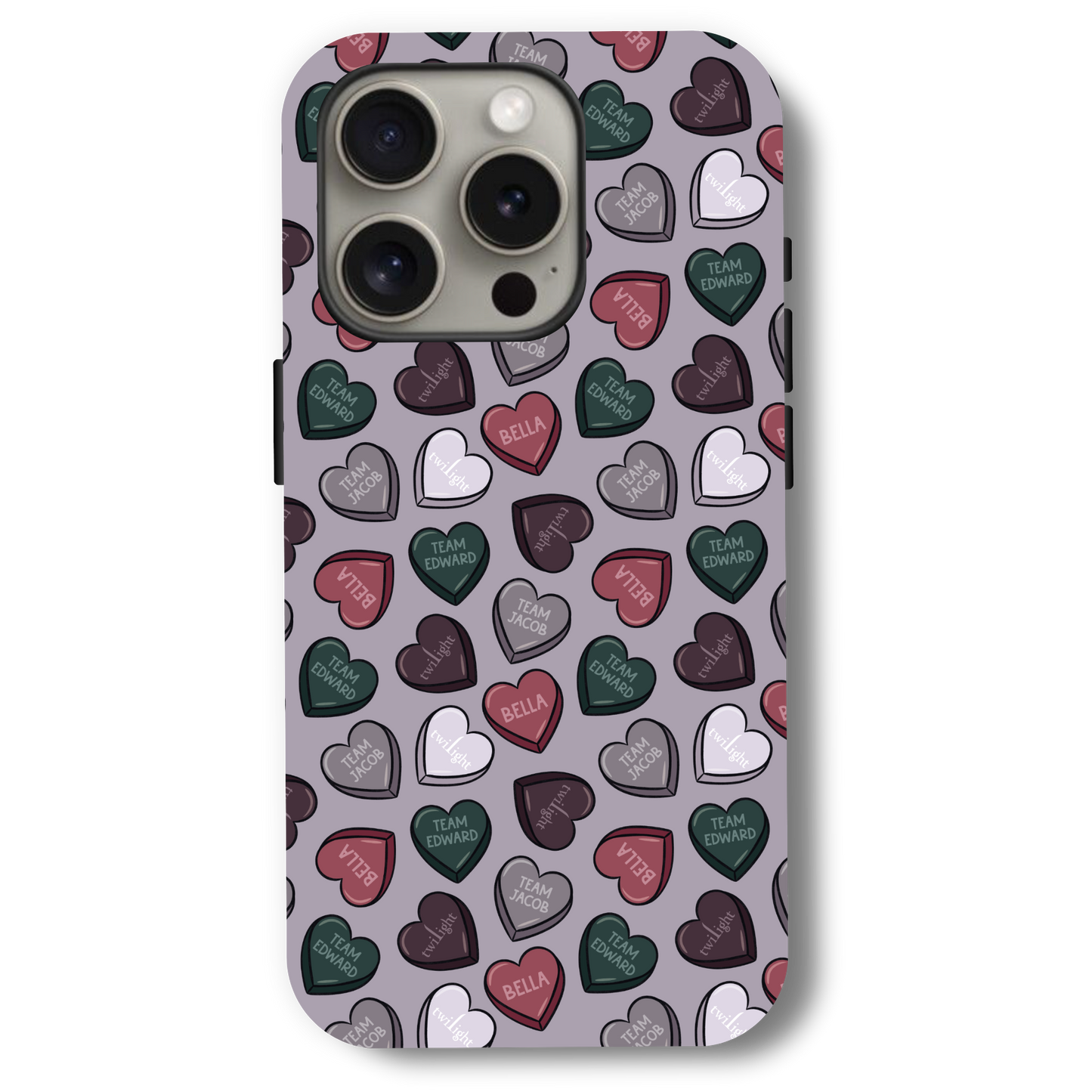 Twilight Team Hearts Phone Case