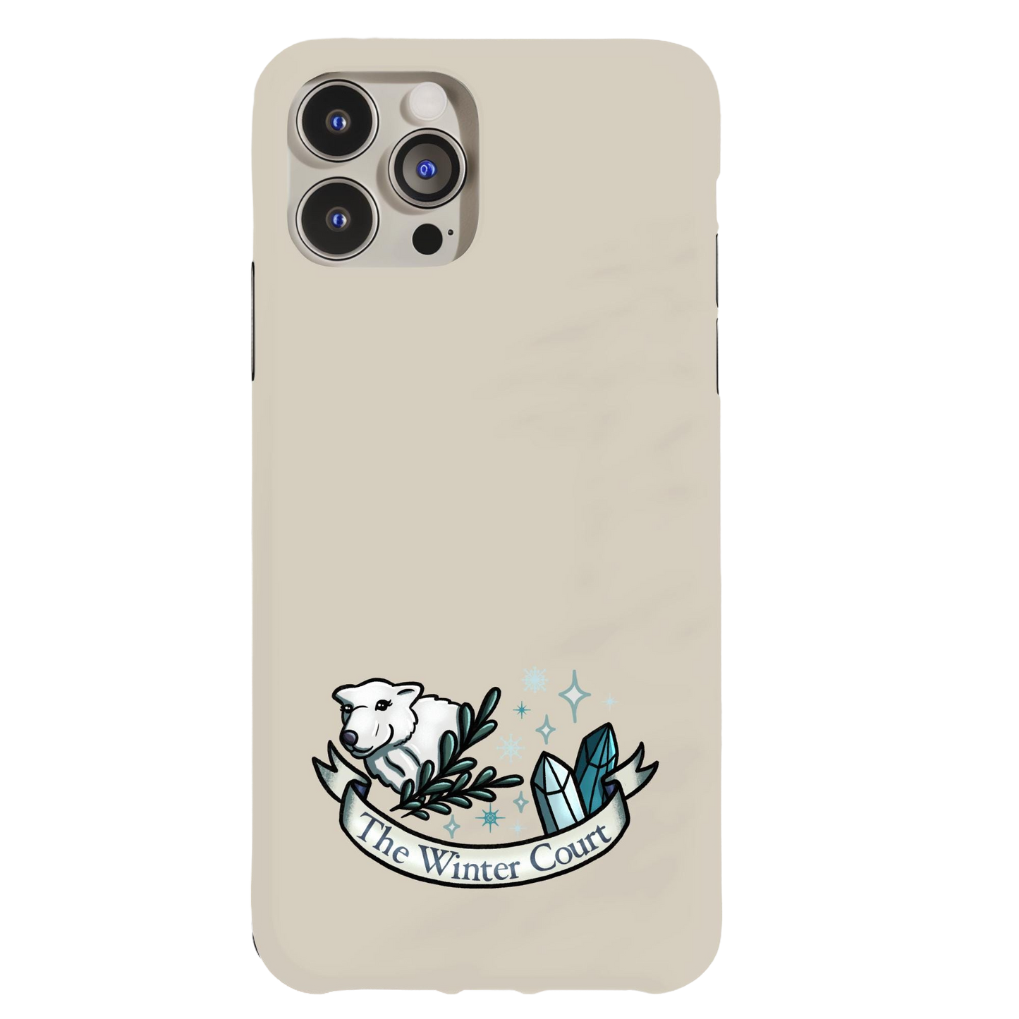 a white phone case with a picture of a flower