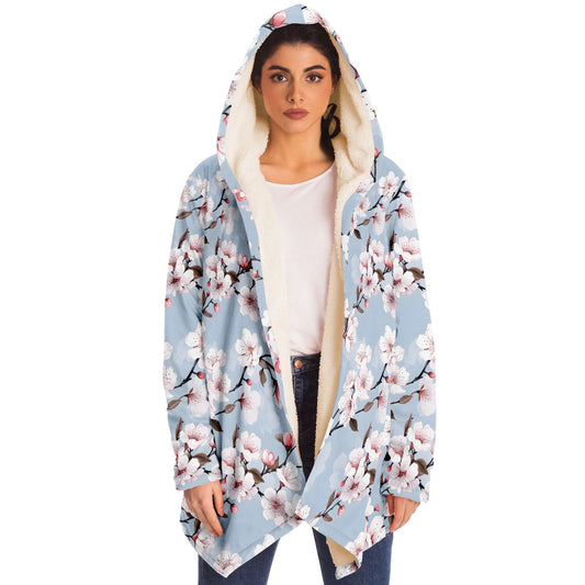 Cherry Blossoms Blue Short Dream Cloak