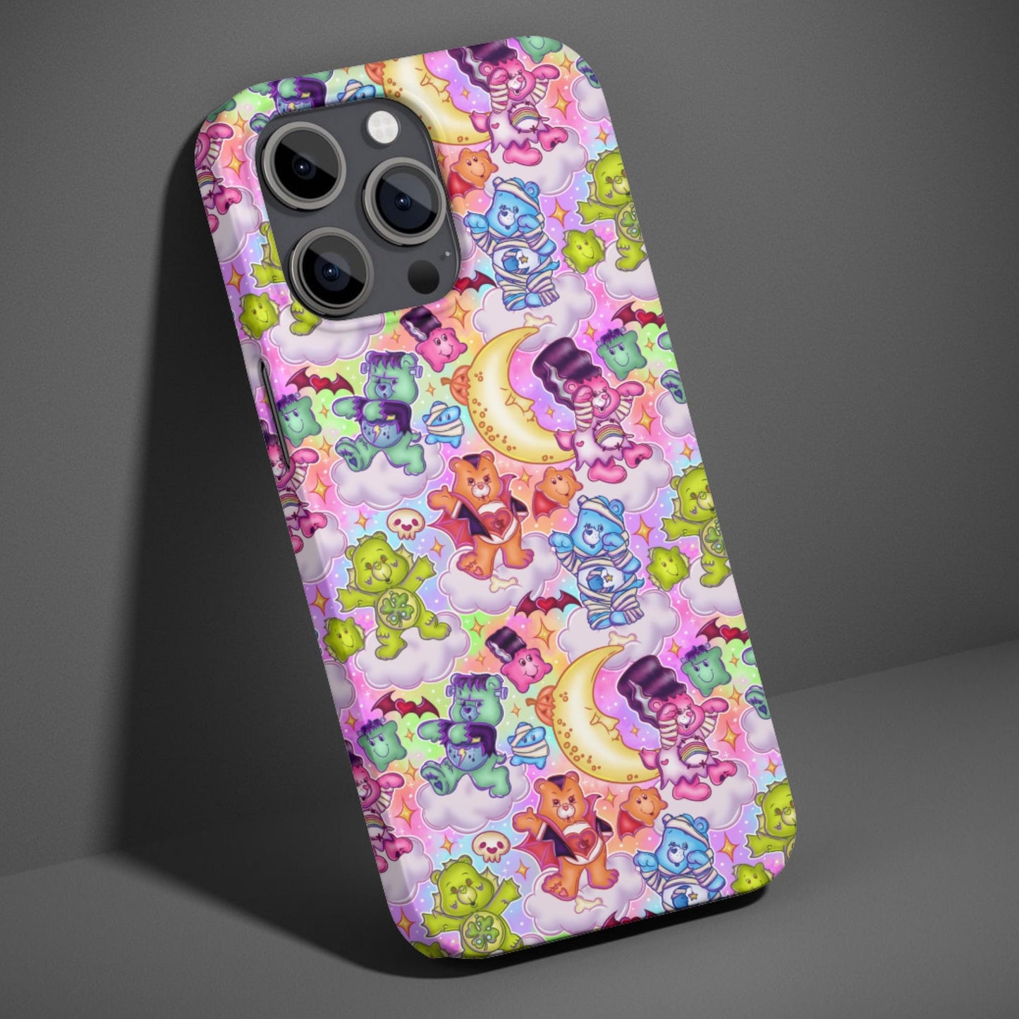 Nostalgic Scare Care Bears Phone Case