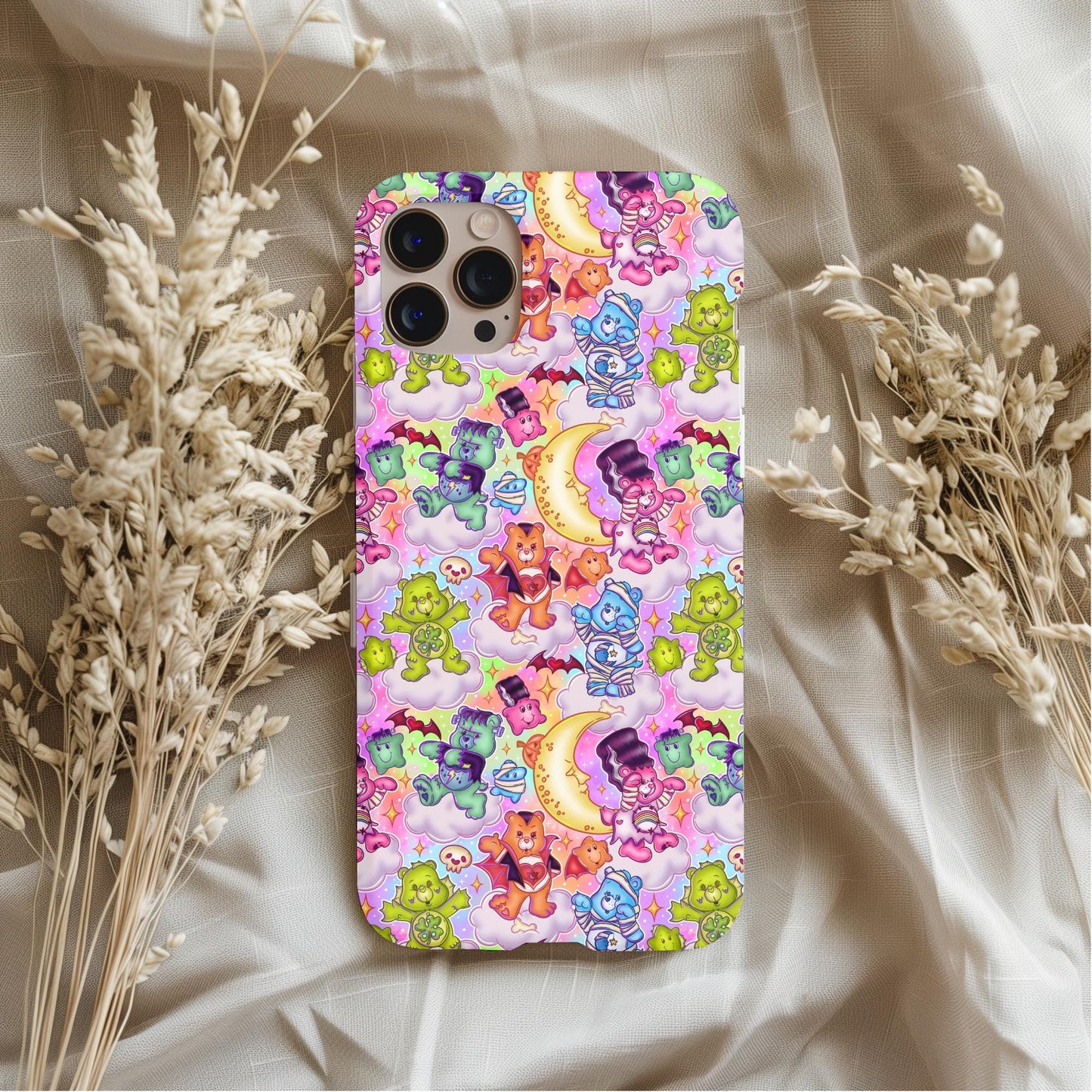 Nostalgic Scare Care Bears Phone Case