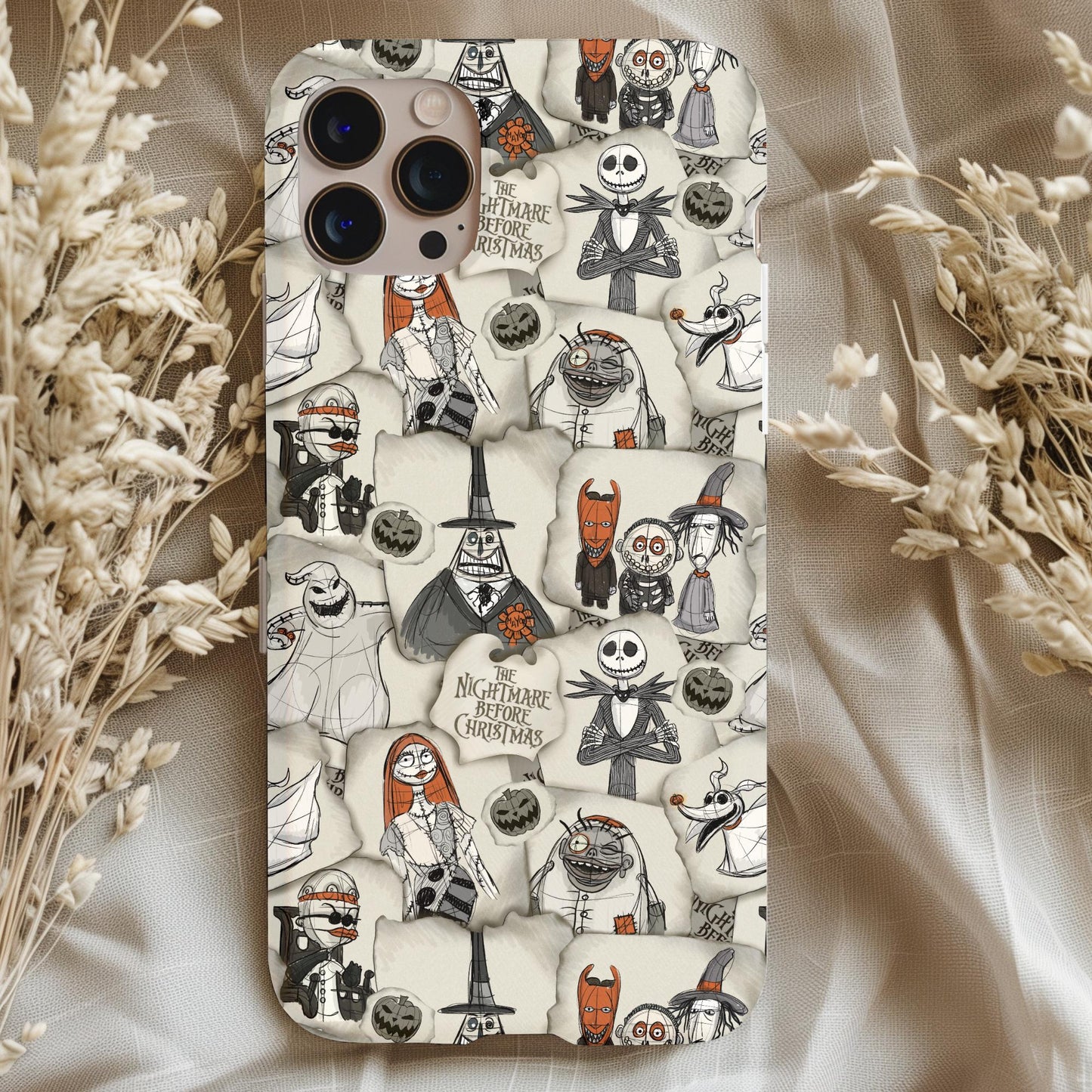 Nightmare Before Christmas Scraps Phone Case