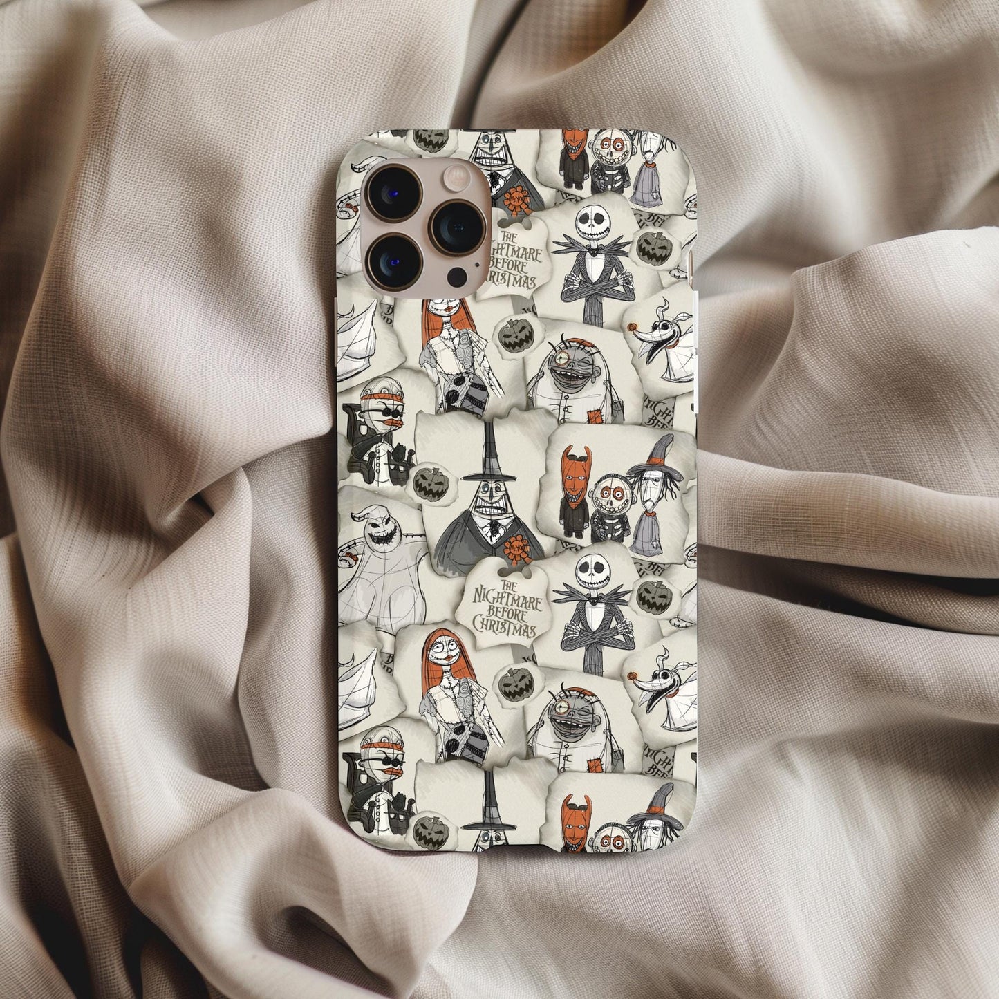 Nightmare Before Christmas Scraps Phone Case