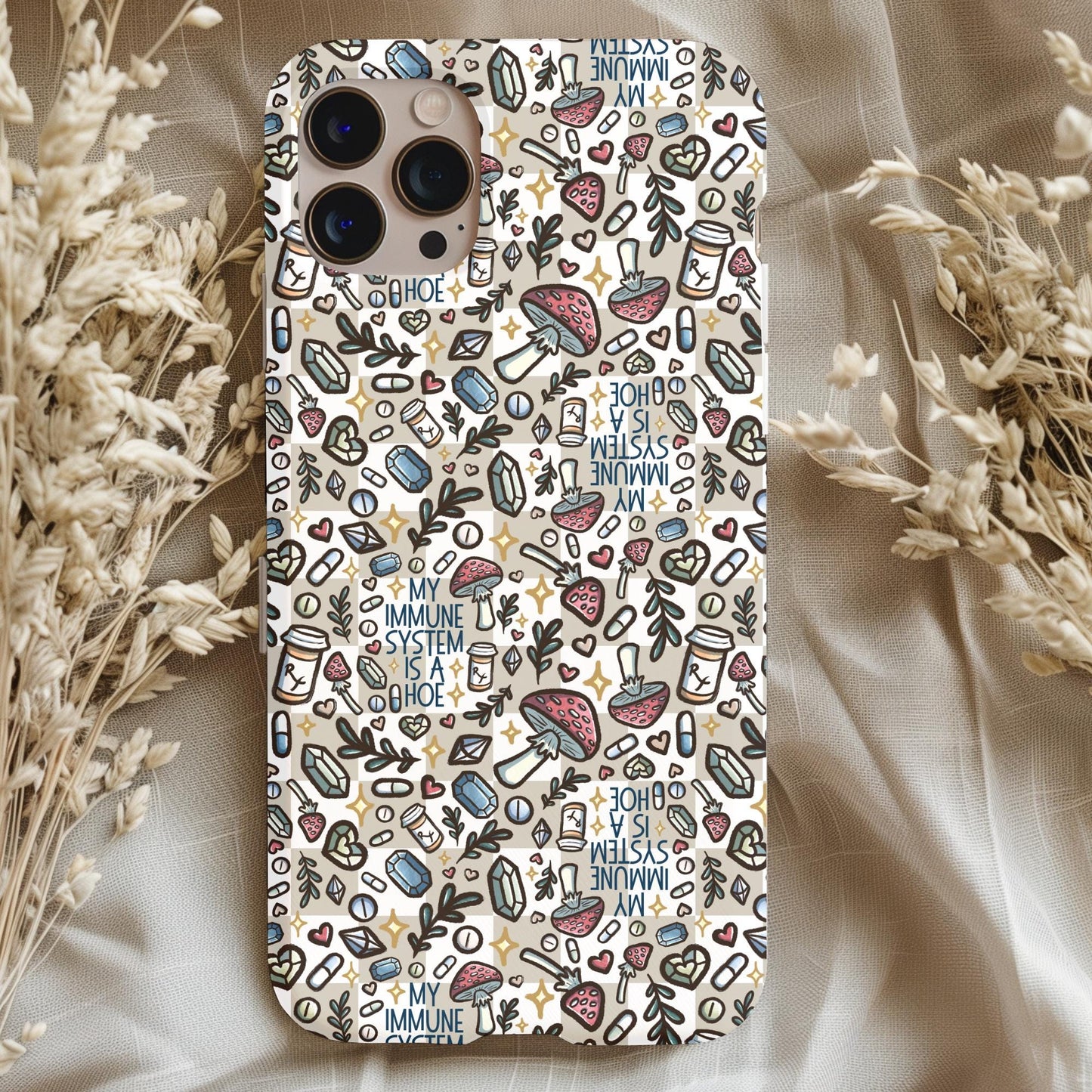 Immune System Cottagecore Phone Case