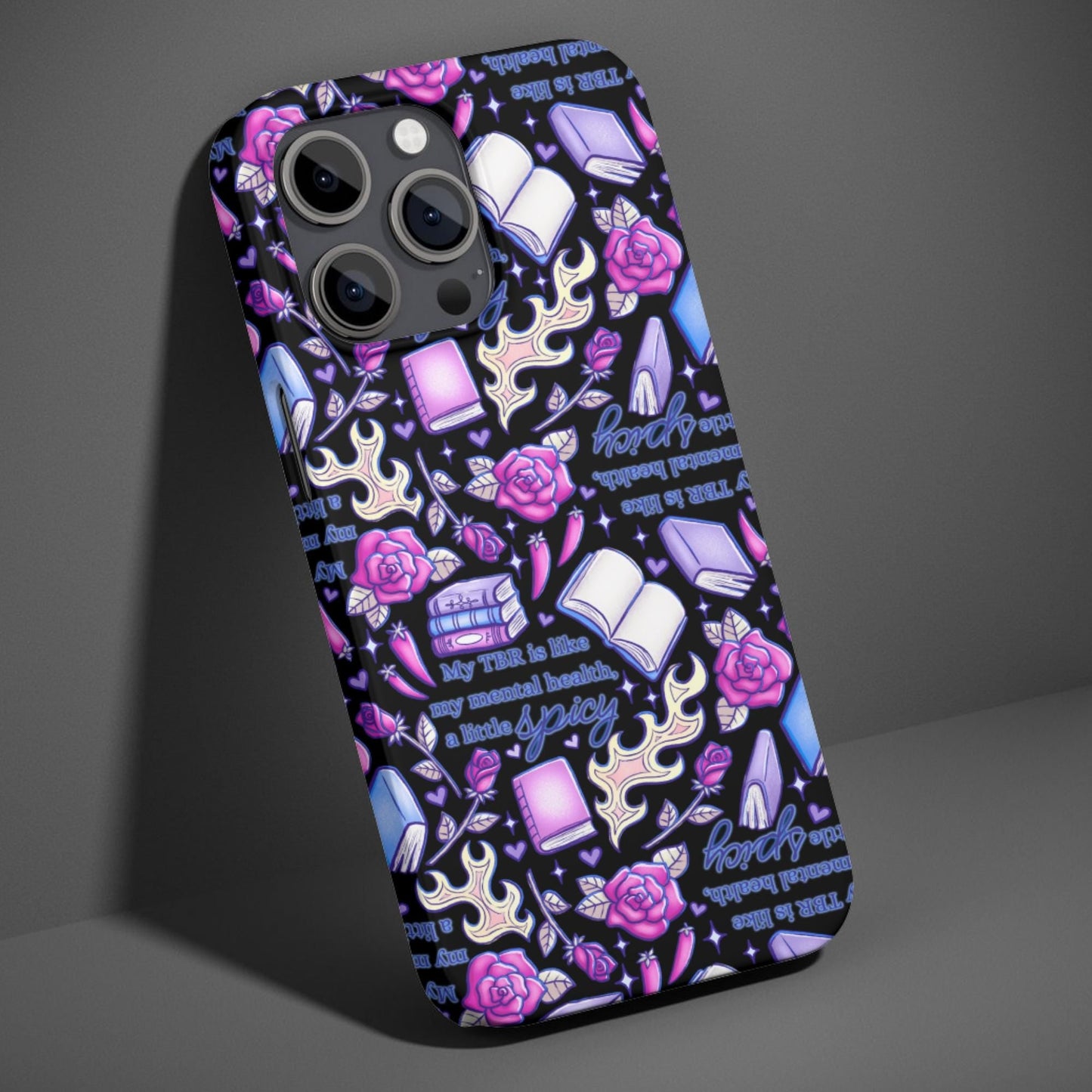 TBR Spicy Book Lover NeuroSpicy Phone Case