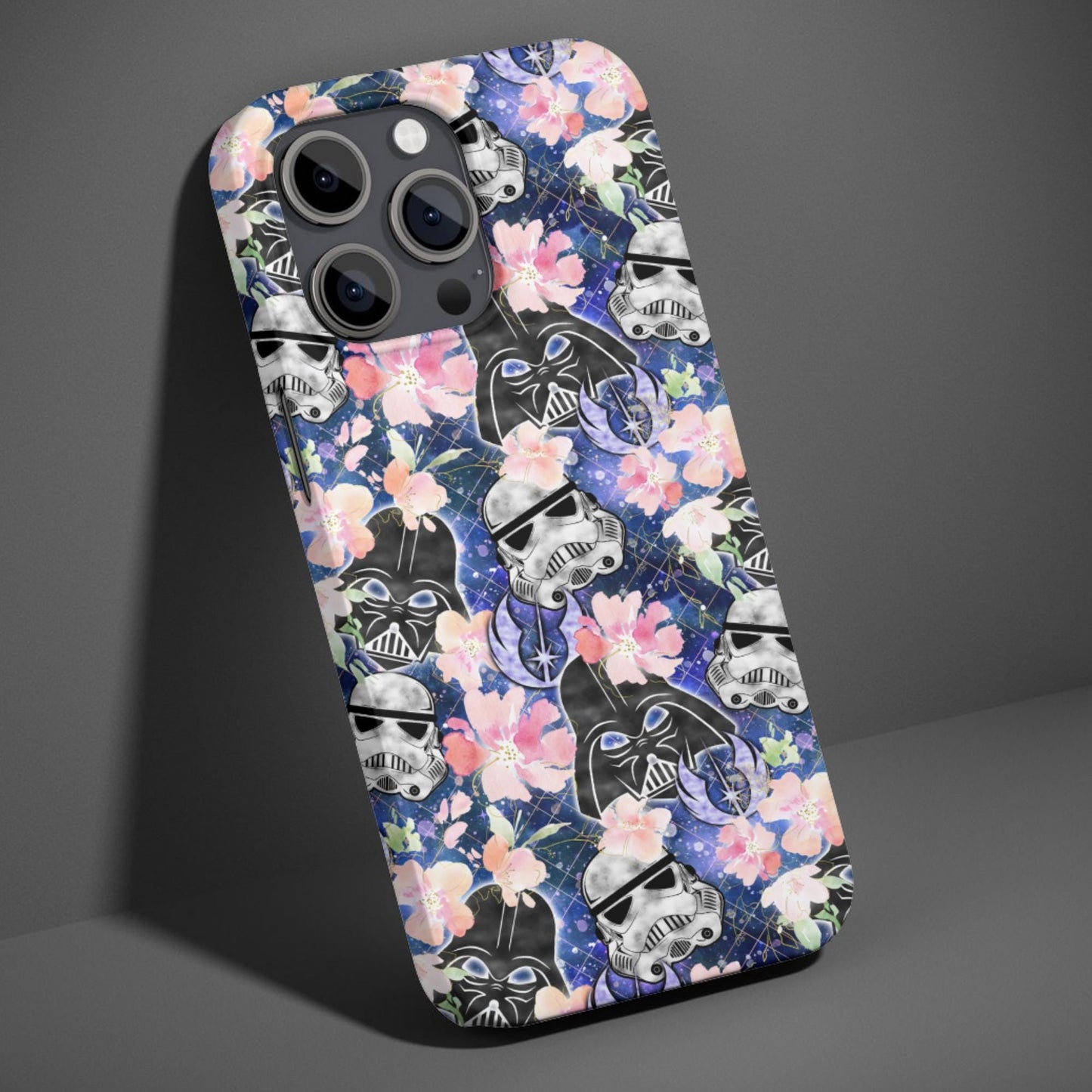 Darth Vader Storm Trooper Floral Phone Case