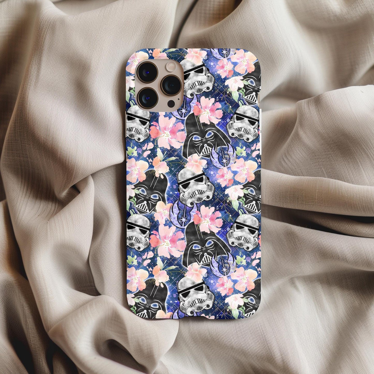 Darth Vader Storm Trooper Floral Phone Case