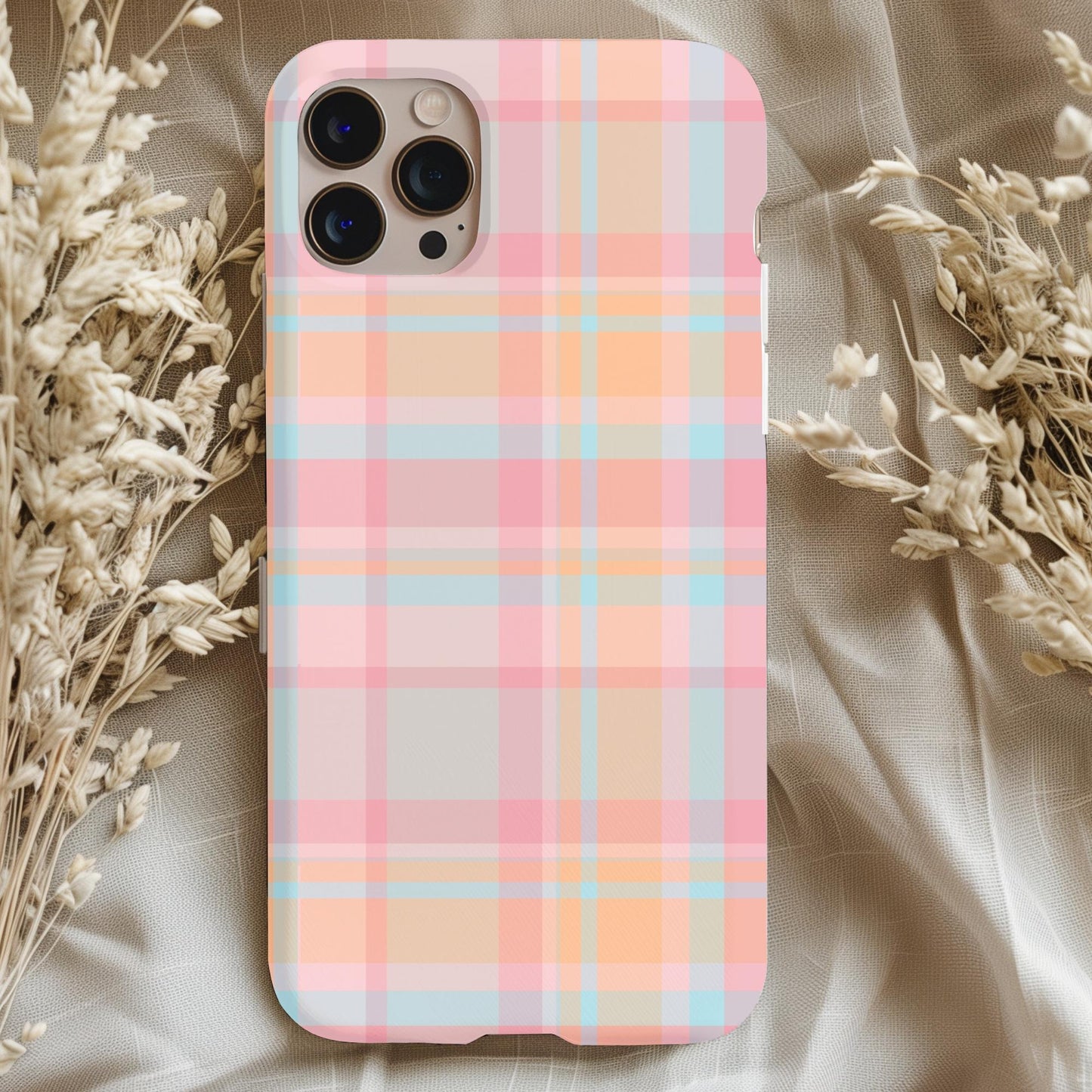 Coquette Plaid Pattern Phone Case