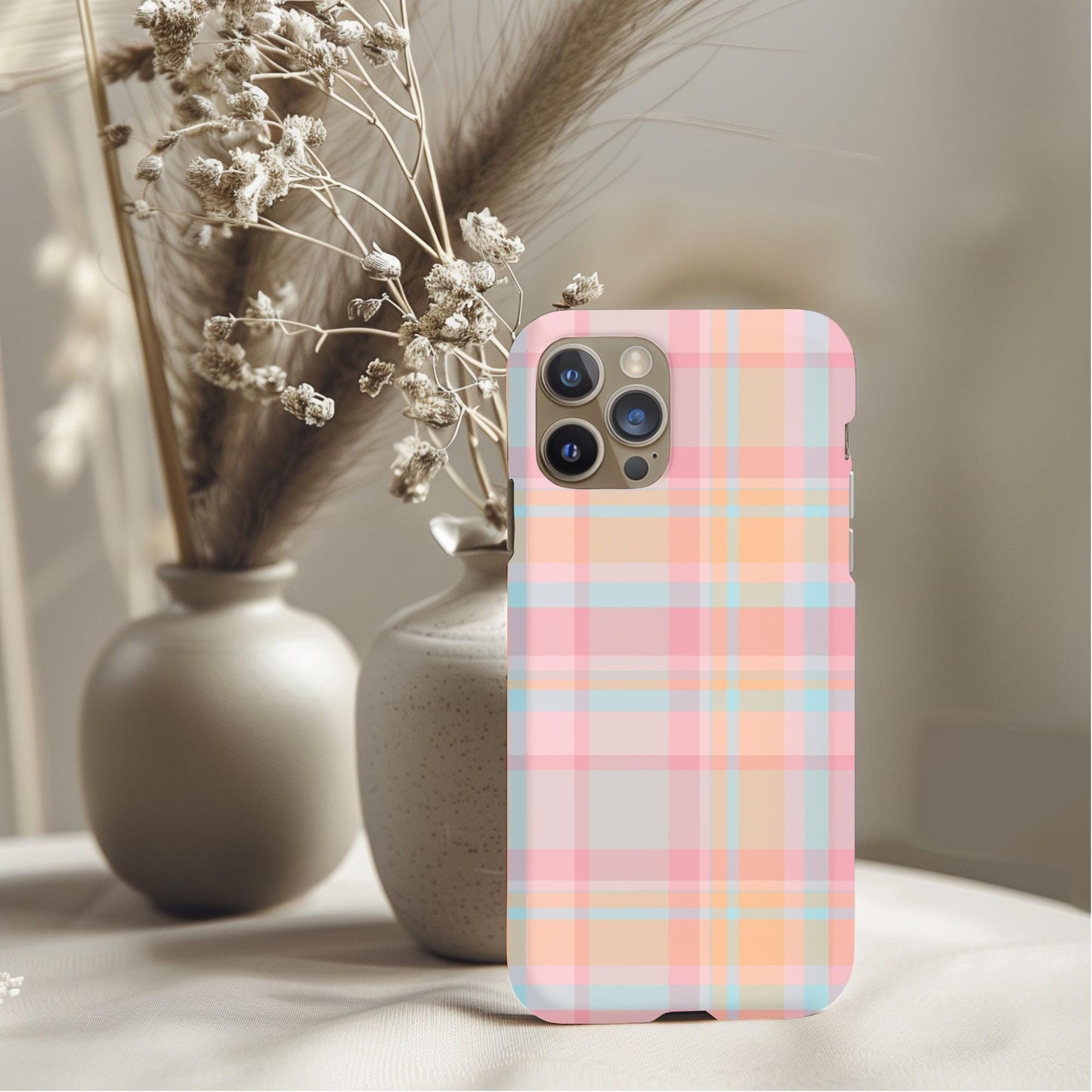 Coquette Plaid Pattern Phone Case